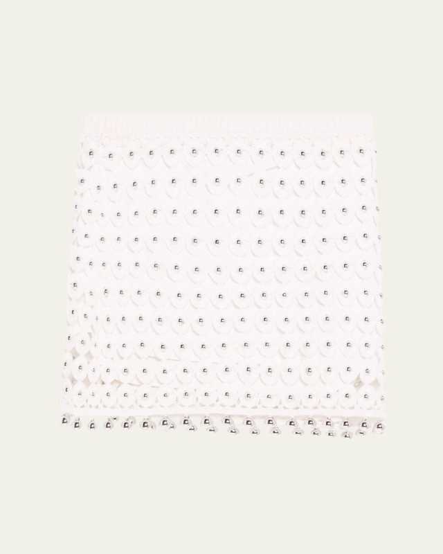 Nadia Crochet Mini Skirt